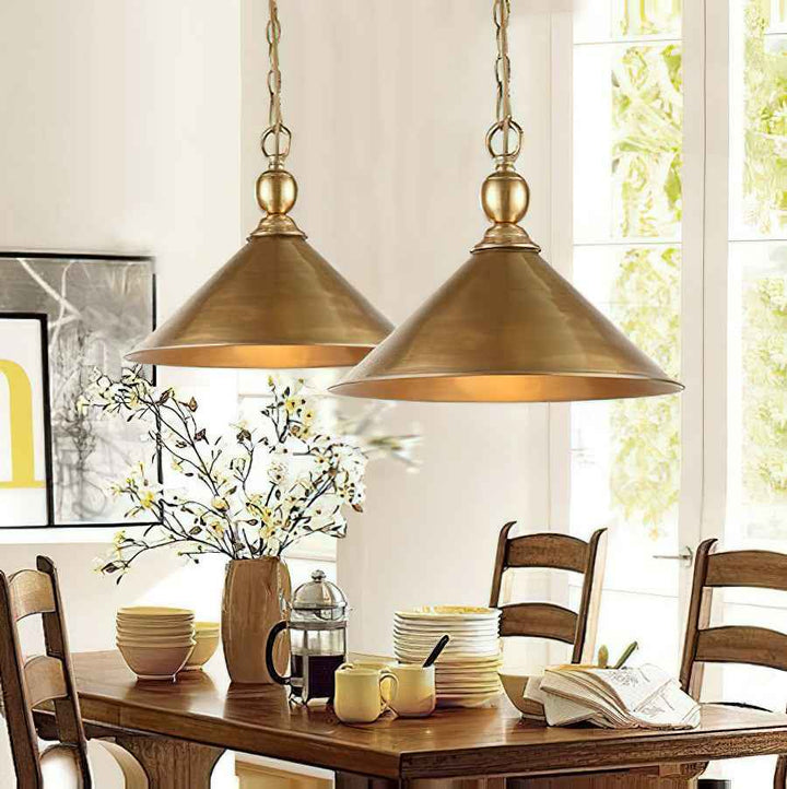 Lampe Cemirel en Laiton – Design Contemporain