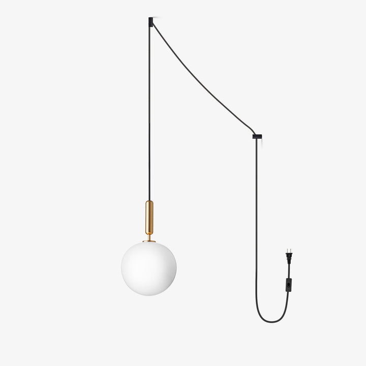 Azorila Suspension moderne minimaliste en laiton et verre - Neutralighting