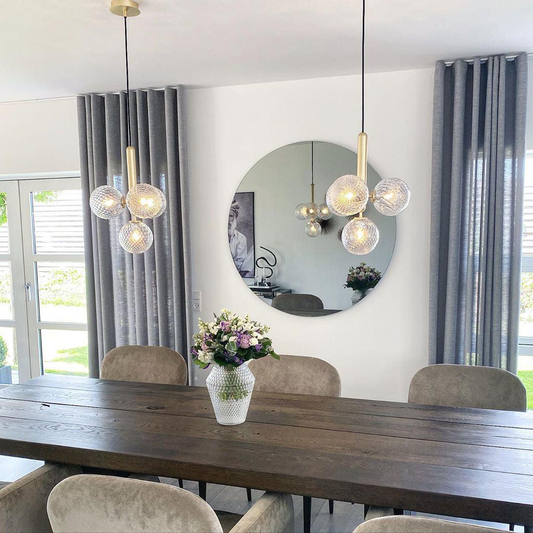 Calyxia Suspension Industrielle Classique en Verre - Neutralighting