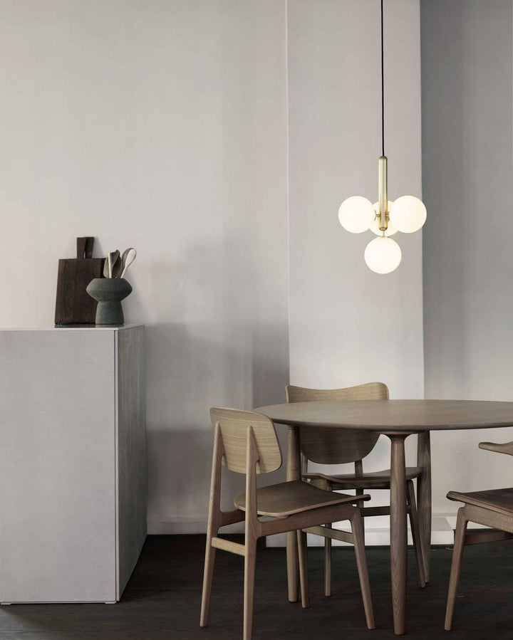 Calyxia Suspension Industrielle Classique en Verre - Neutralighting