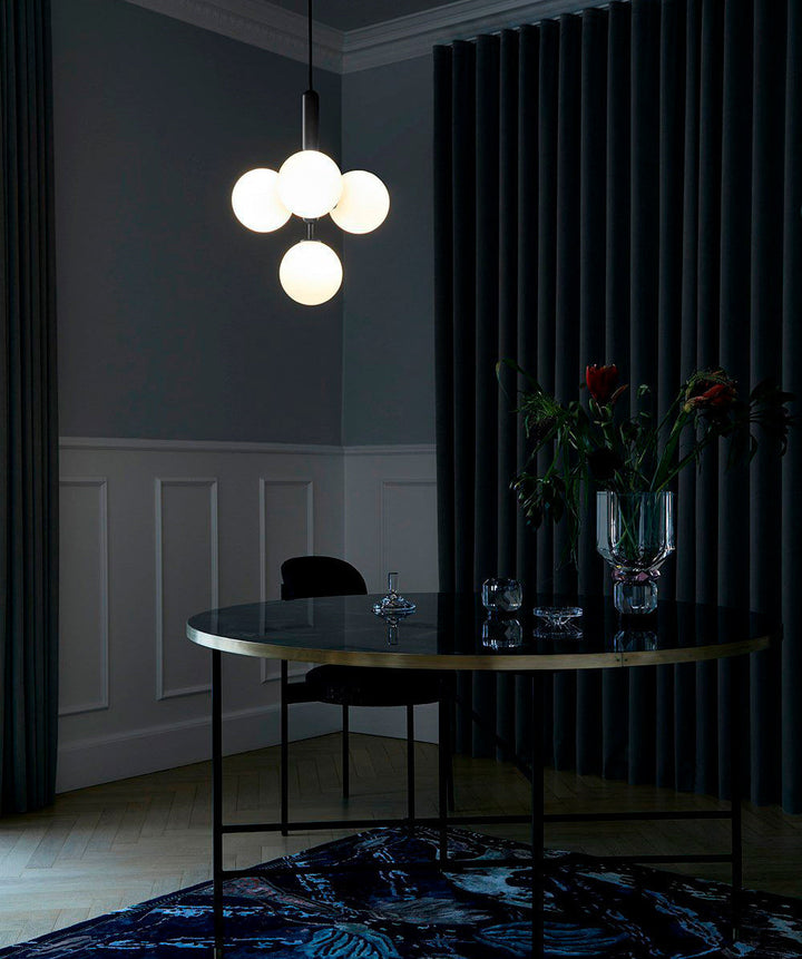 Calyxia Suspension Industrielle Classique en Verre - Neutralighting