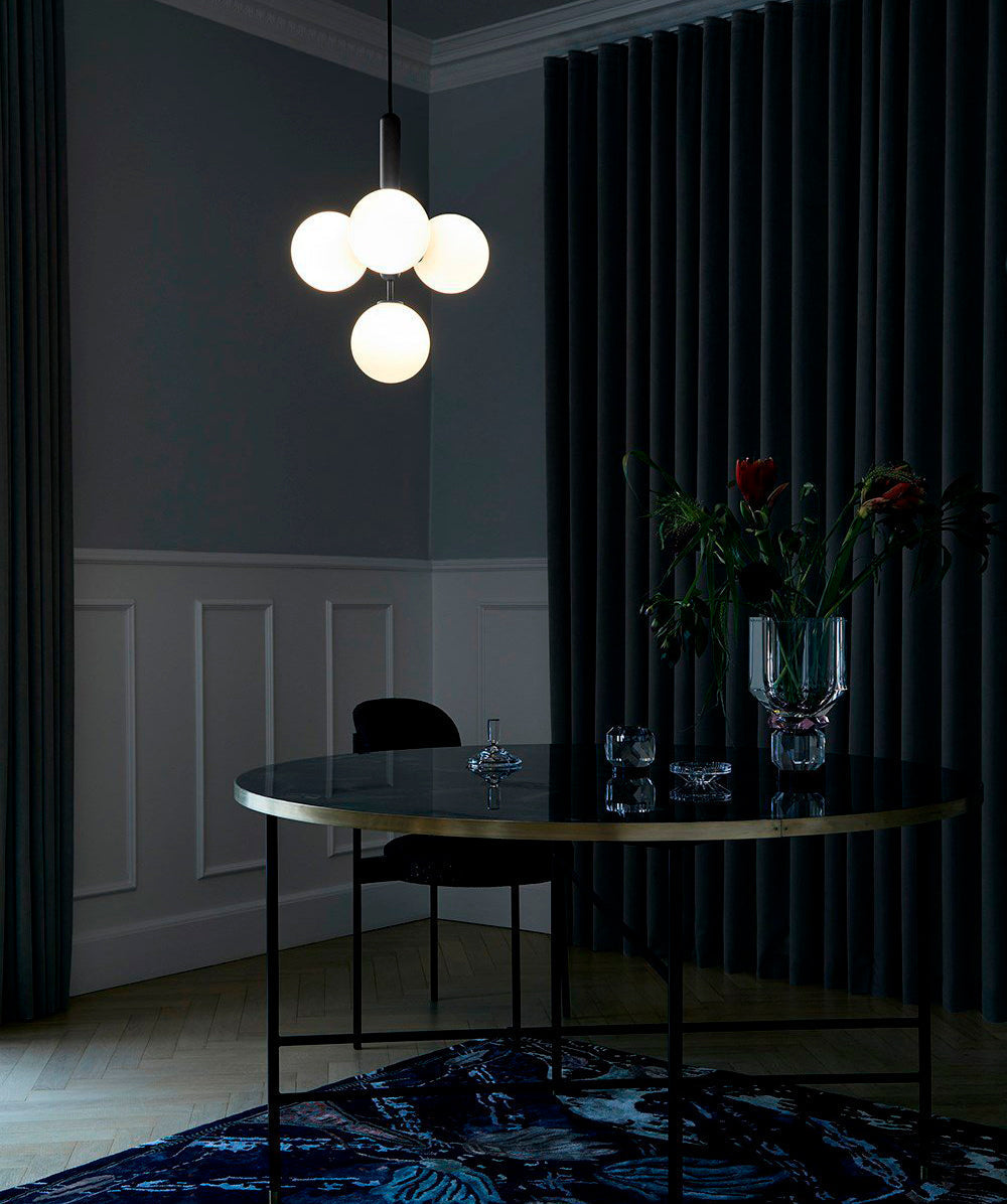 Calyxia Suspension Industrielle Classique en Verre - Neutralighting