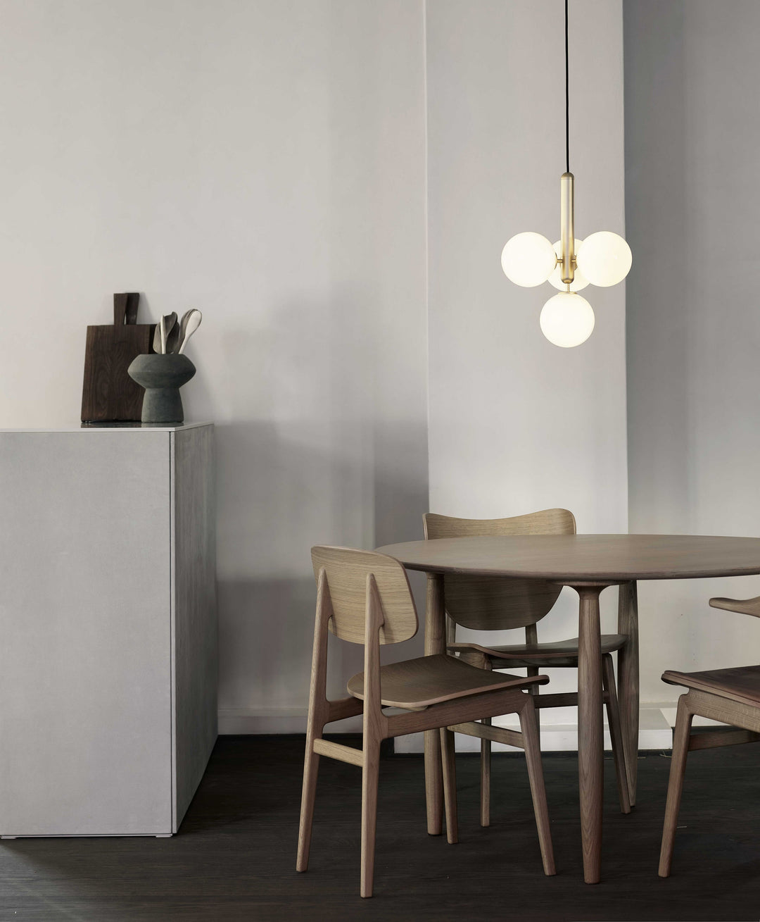 Calyxia Suspension Industrielle Classique en Verre - Neutralighting