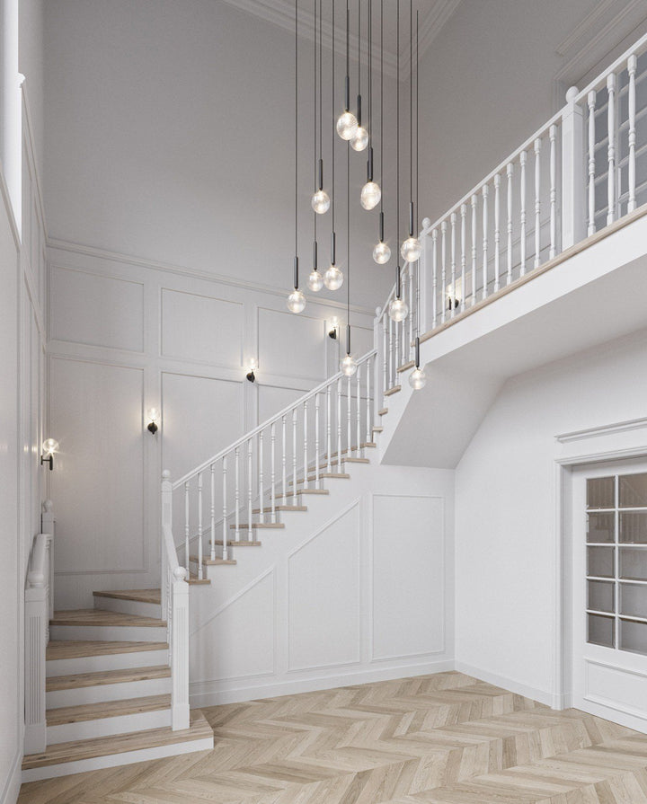 Calyxia Suspension Industrielle Classique en Verre - Neutralighting