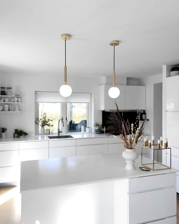 Calyxia Suspension Industrielle Classique en Verre - Neutralighting