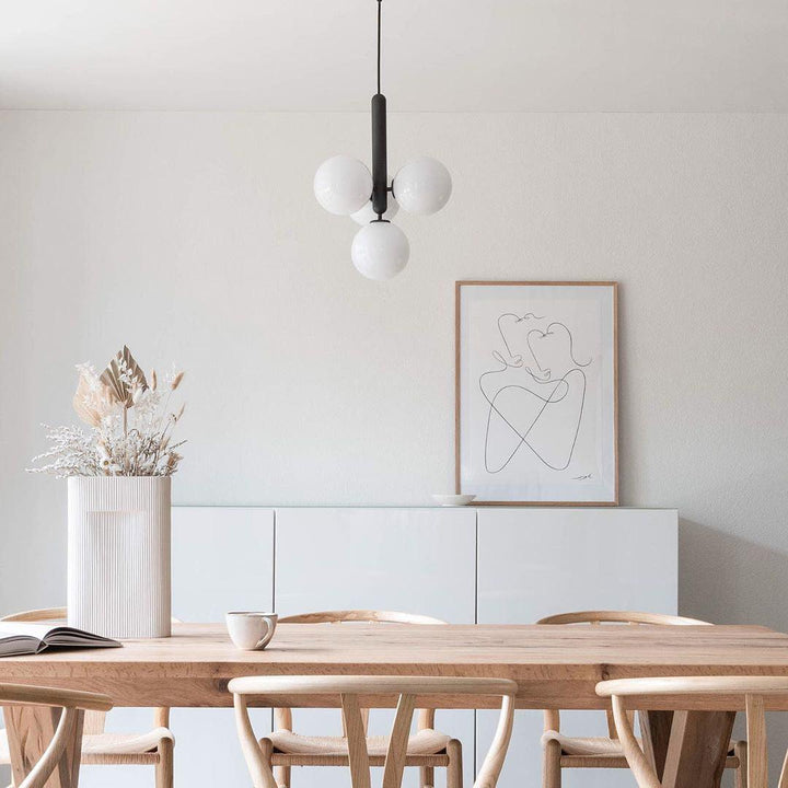 Calyxia Suspension Industrielle Classique en Verre - Neutralighting
