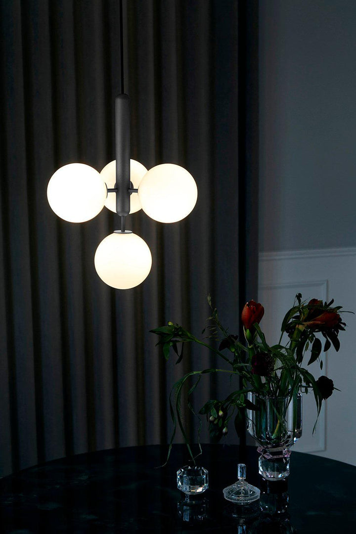 Calyxia Suspension Industrielle Classique en Verre - Neutralighting