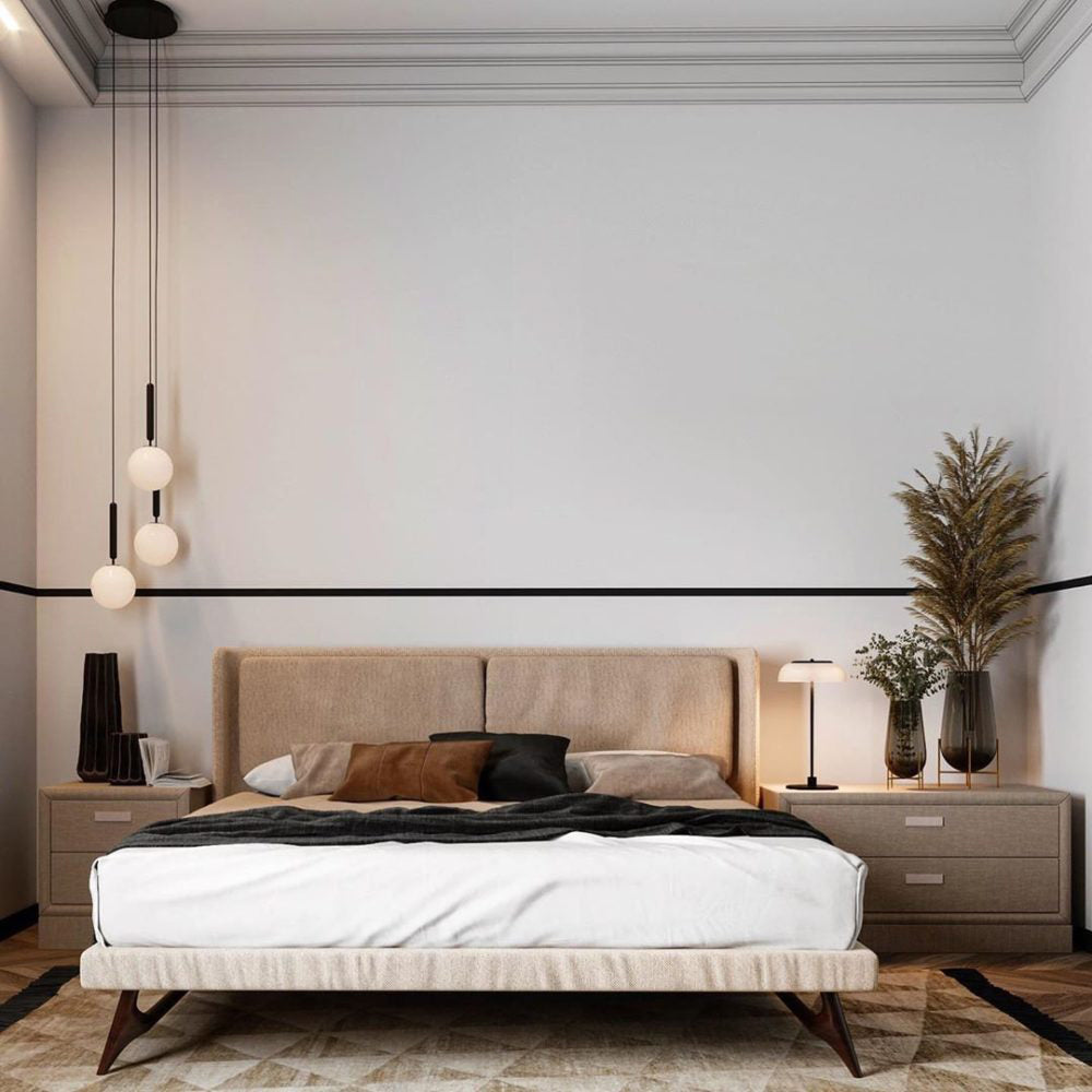 Azorila Suspension moderne minimaliste en laiton et verre - Neutralighting