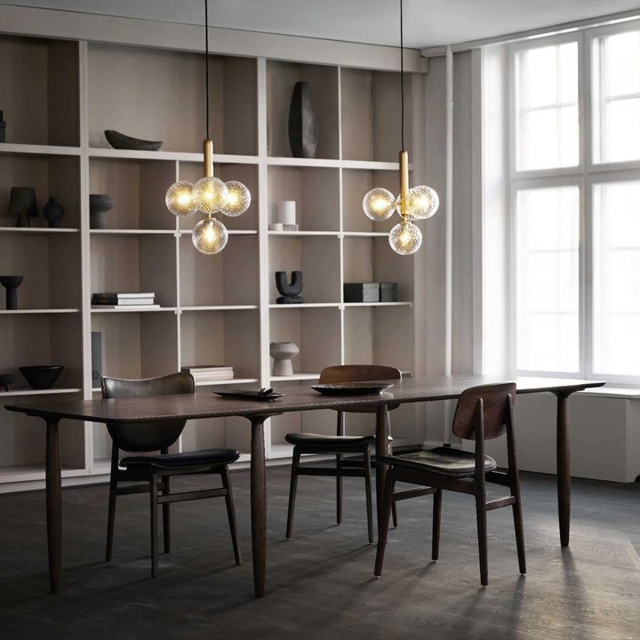 Calyxia Suspension Industrielle Classique en Verre - Neutralighting