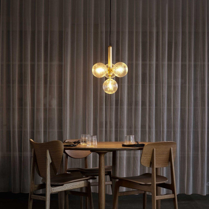 Calyxia Suspension Industrielle Classique en Verre - Neutralighting