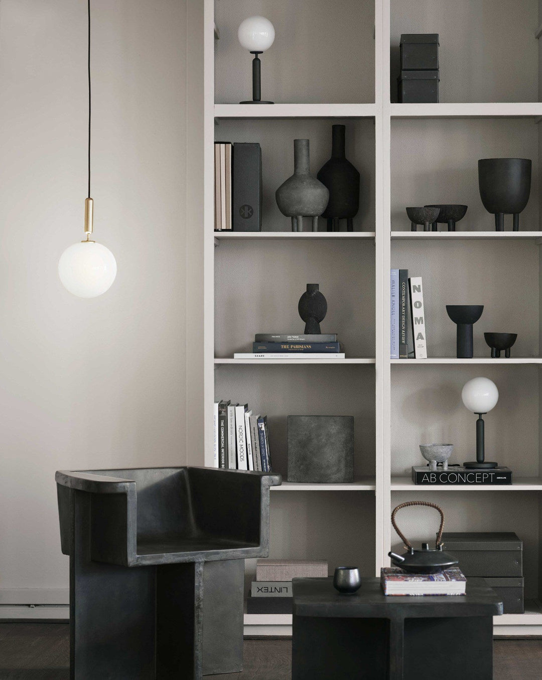 Calyxia Suspension Industrielle Classique en Verre - Neutralighting