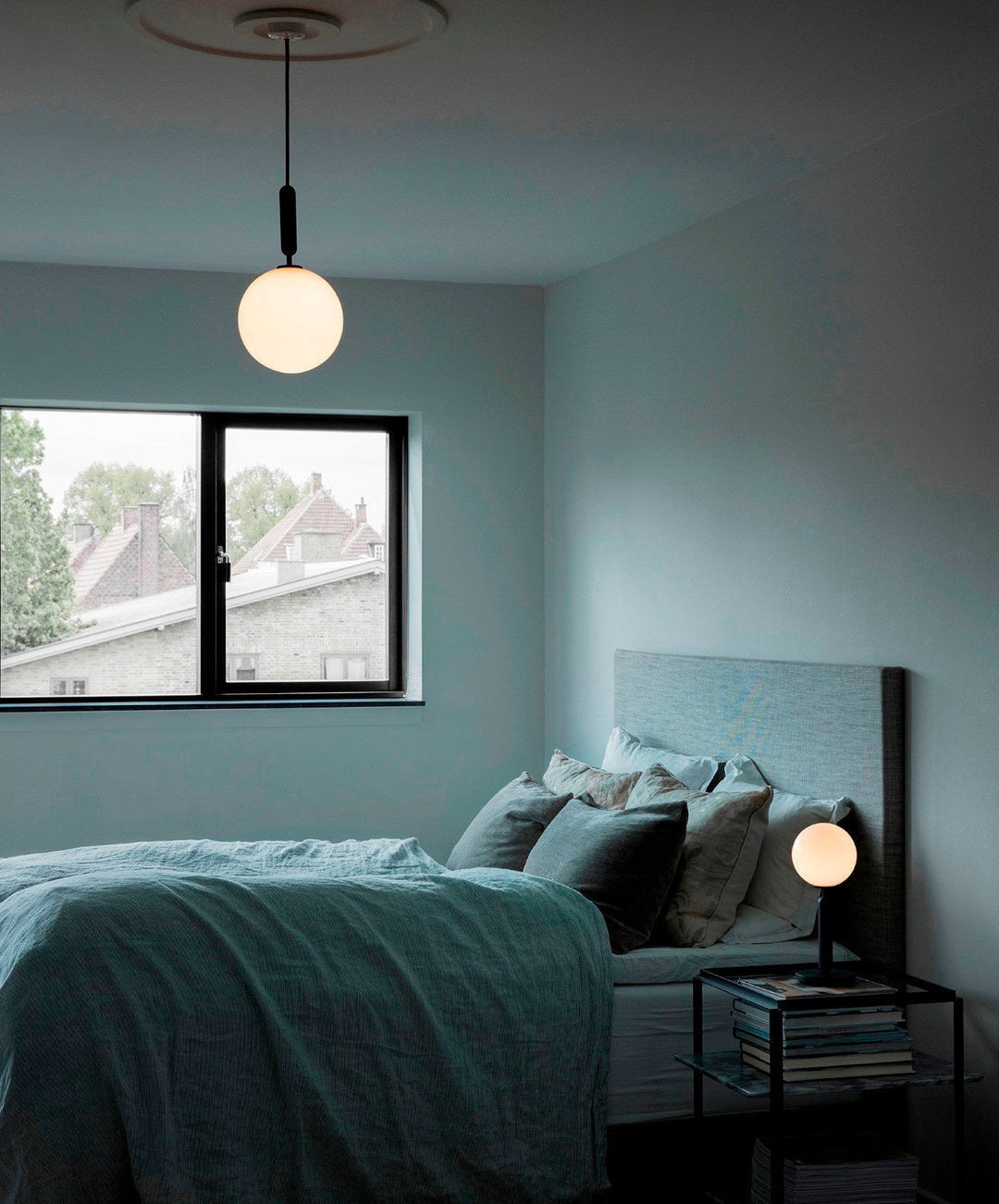 Calyxia Suspension Industrielle Classique en Verre - Neutralighting