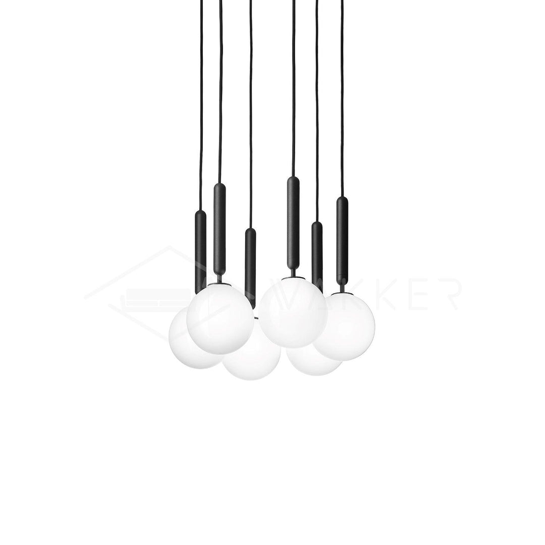 Calyxia Suspension Industrielle Classique en Verre - Neutralighting