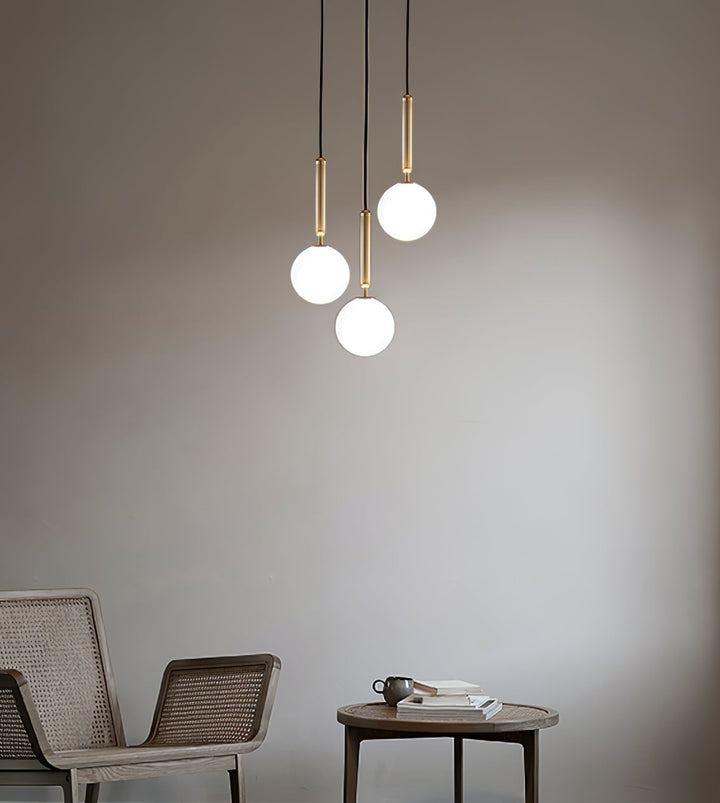 Calyxia Suspension Industrielle Classique en Verre - Neutralighting