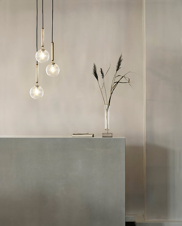 Calyxia Suspension Industrielle Classique en Verre - Neutralighting
