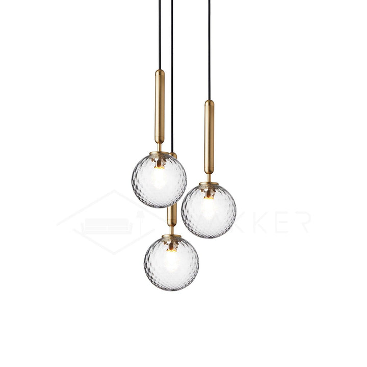 Calyxia Suspension Industrielle Classique en Verre - Neutralighting