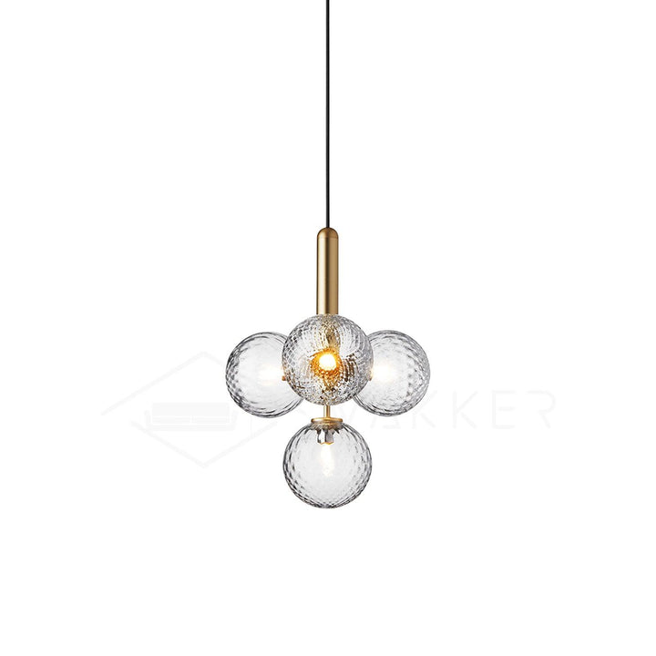 Calyxia Suspension Industrielle Classique en Verre - Neutralighting