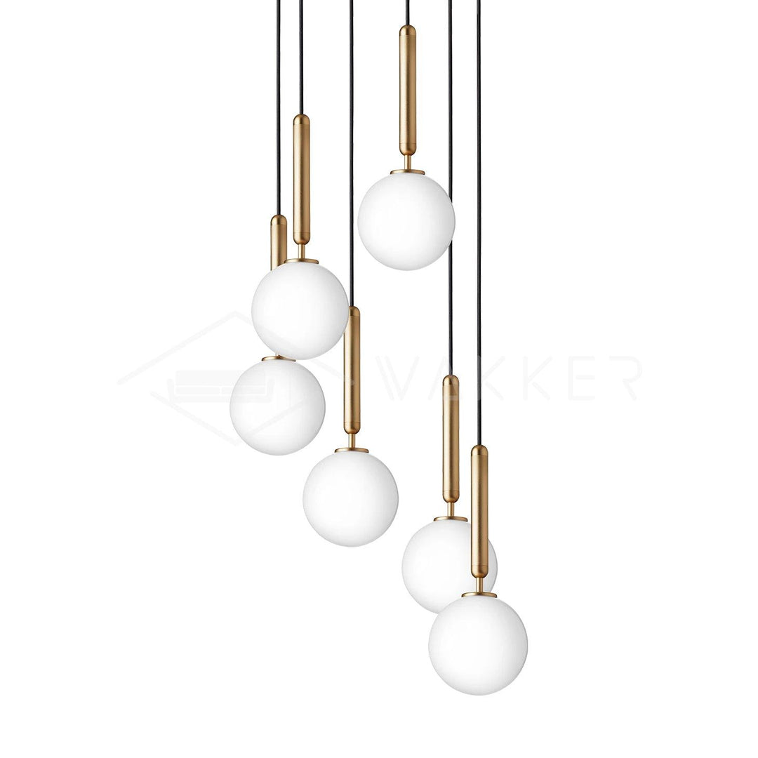 Calyxia Suspension Industrielle Classique en Verre - Neutralighting