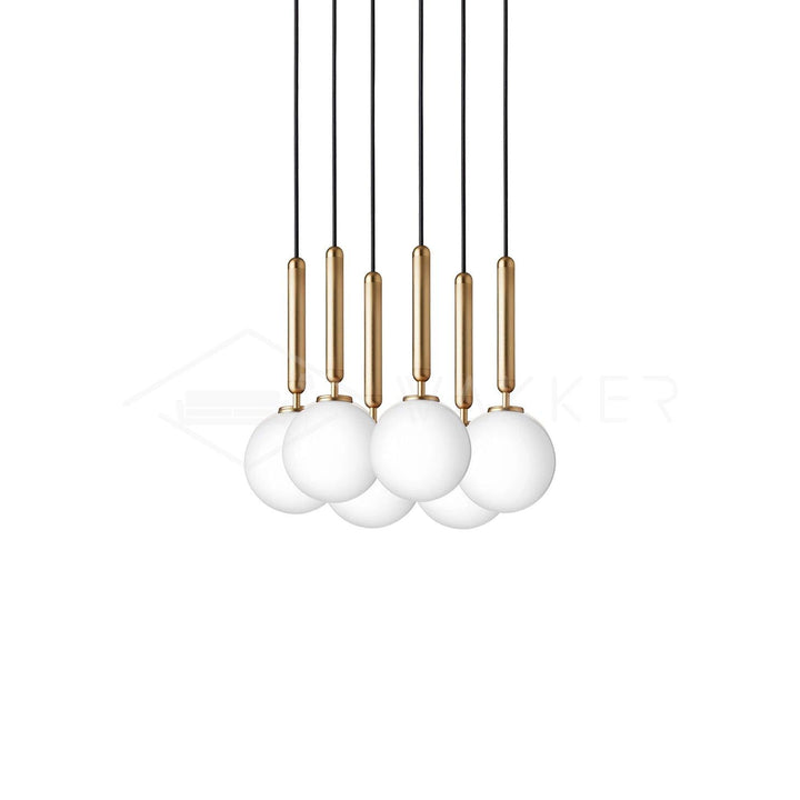 Calyxia Suspension Industrielle Classique en Verre - Neutralighting