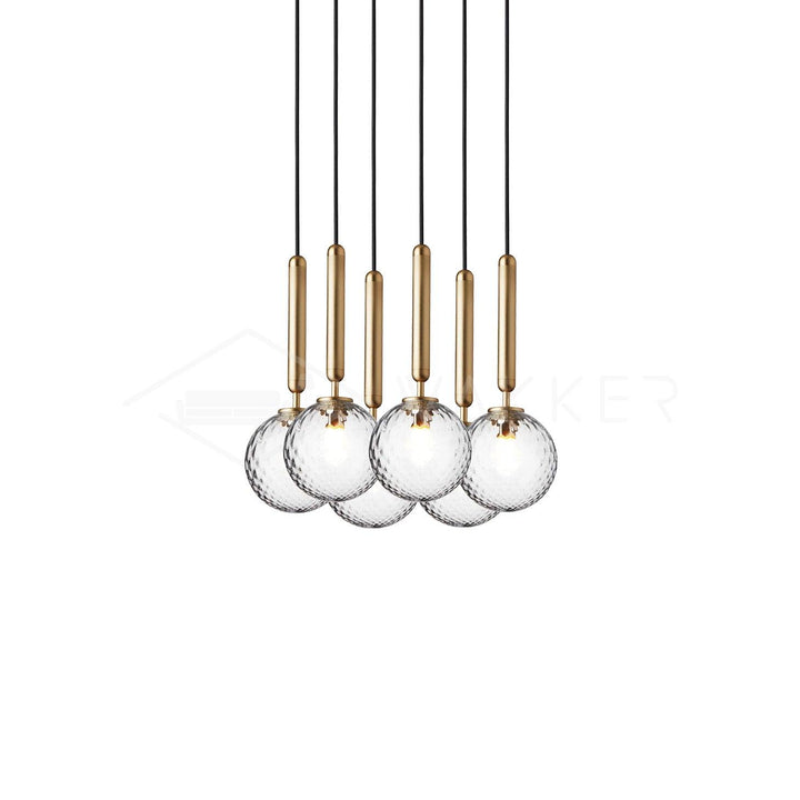 Calyxia Suspension Industrielle Classique en Verre - Neutralighting