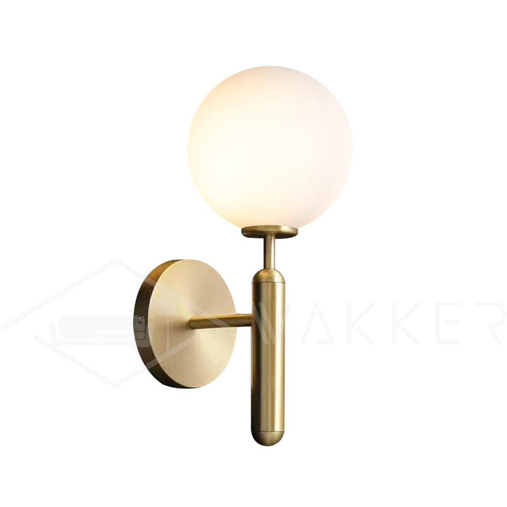 Lustra Wall Lamp Plug In Glass Globe Nordic - Neutralighting