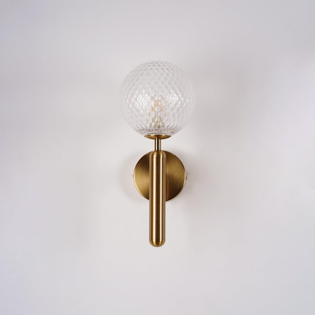 Lustra Wall Lamp Plug In Glass Globe Nordic - Neutralighting
