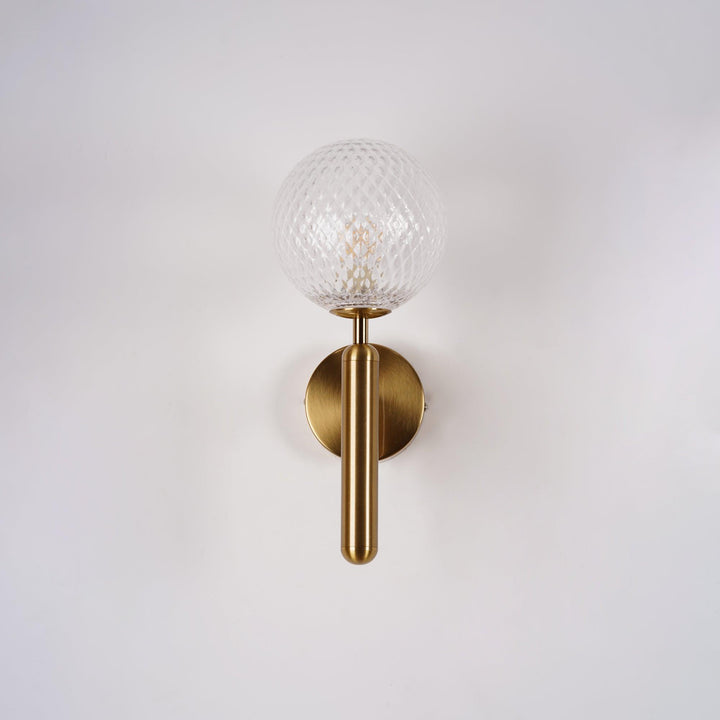 Lustra Wall Lamp Plug In Glass Globe Nordic - Neutralighting