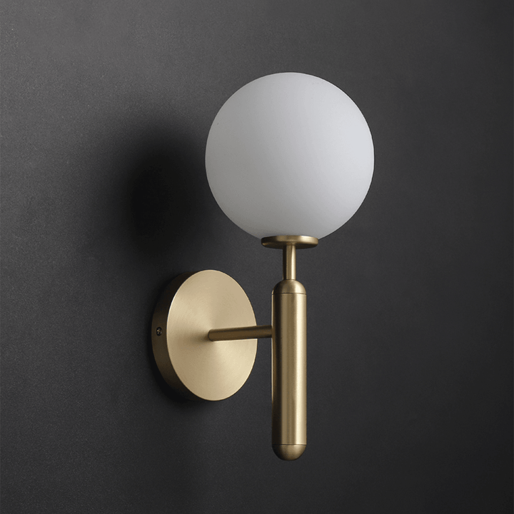 Lustra Wall Lamp Plug In Glass Globe Nordic - Neutralighting