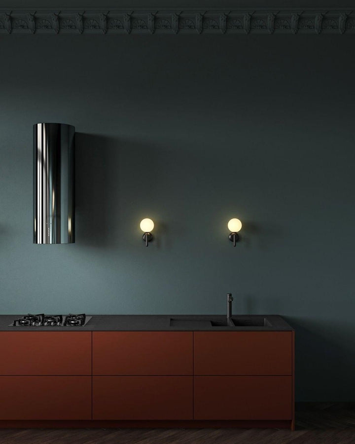 Lustra Wall Lamp Plug In Glass Globe Nordic - Neutralighting