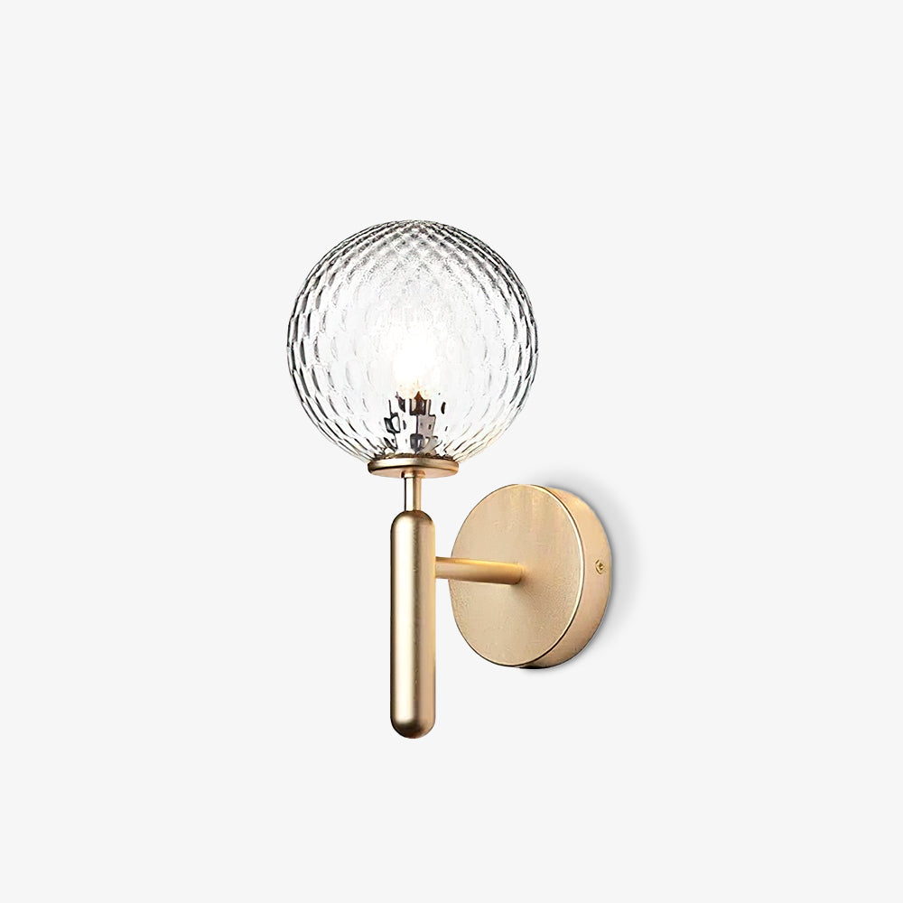 Lustra Wall Lamp Plug In Glass Globe Nordic - Neutralighting