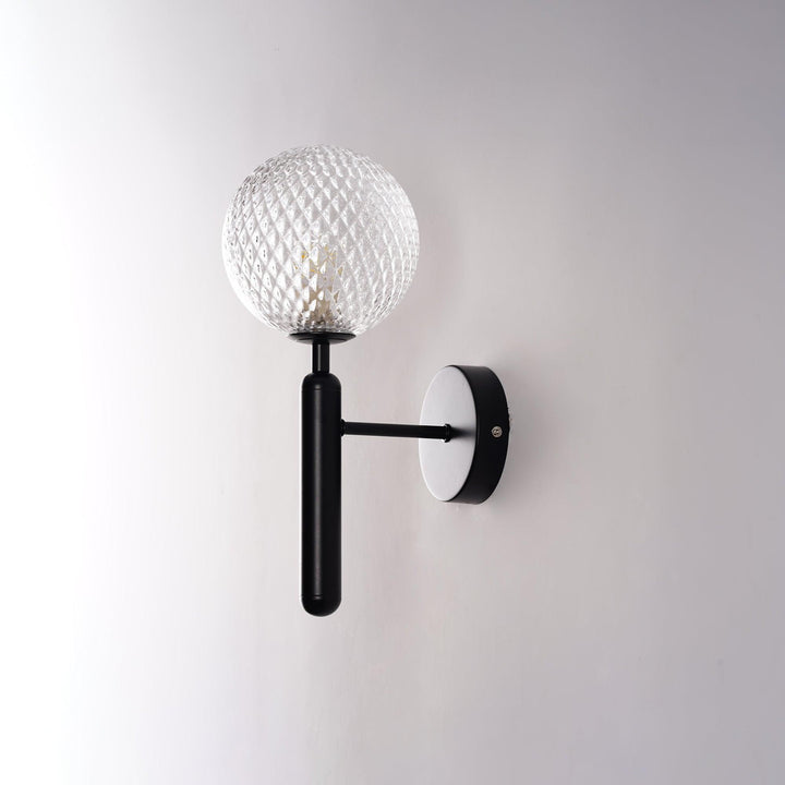 Lustra Wall Lamp Plug In Glass Globe Nordic - Neutralighting