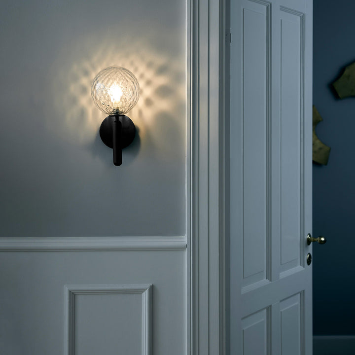 Lustra Wall Lamp Plug In Glass Globe Nordic - Neutralighting