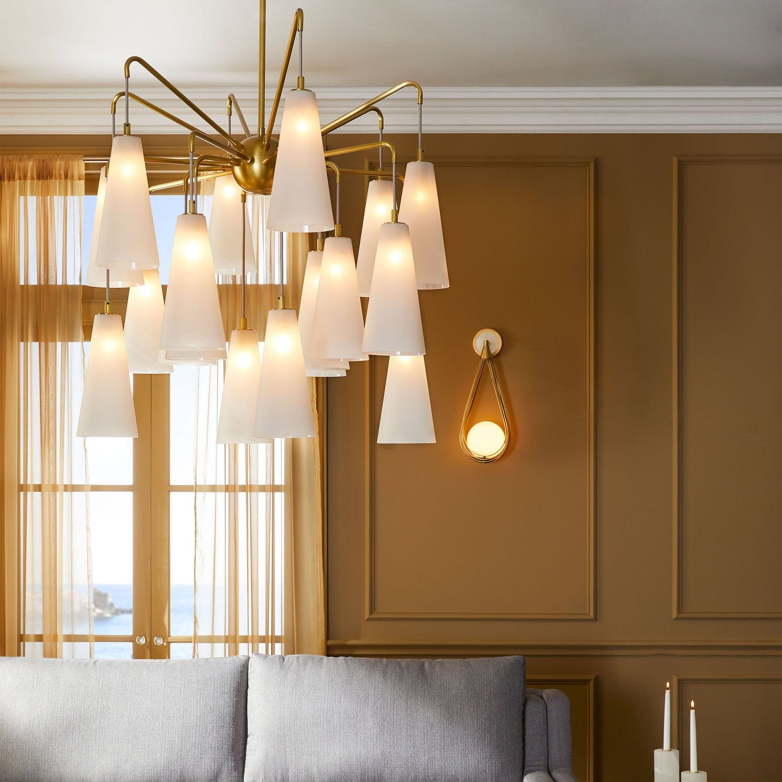 Avtheira Lustre Verre Luxe Postmoderne - Neutralighting