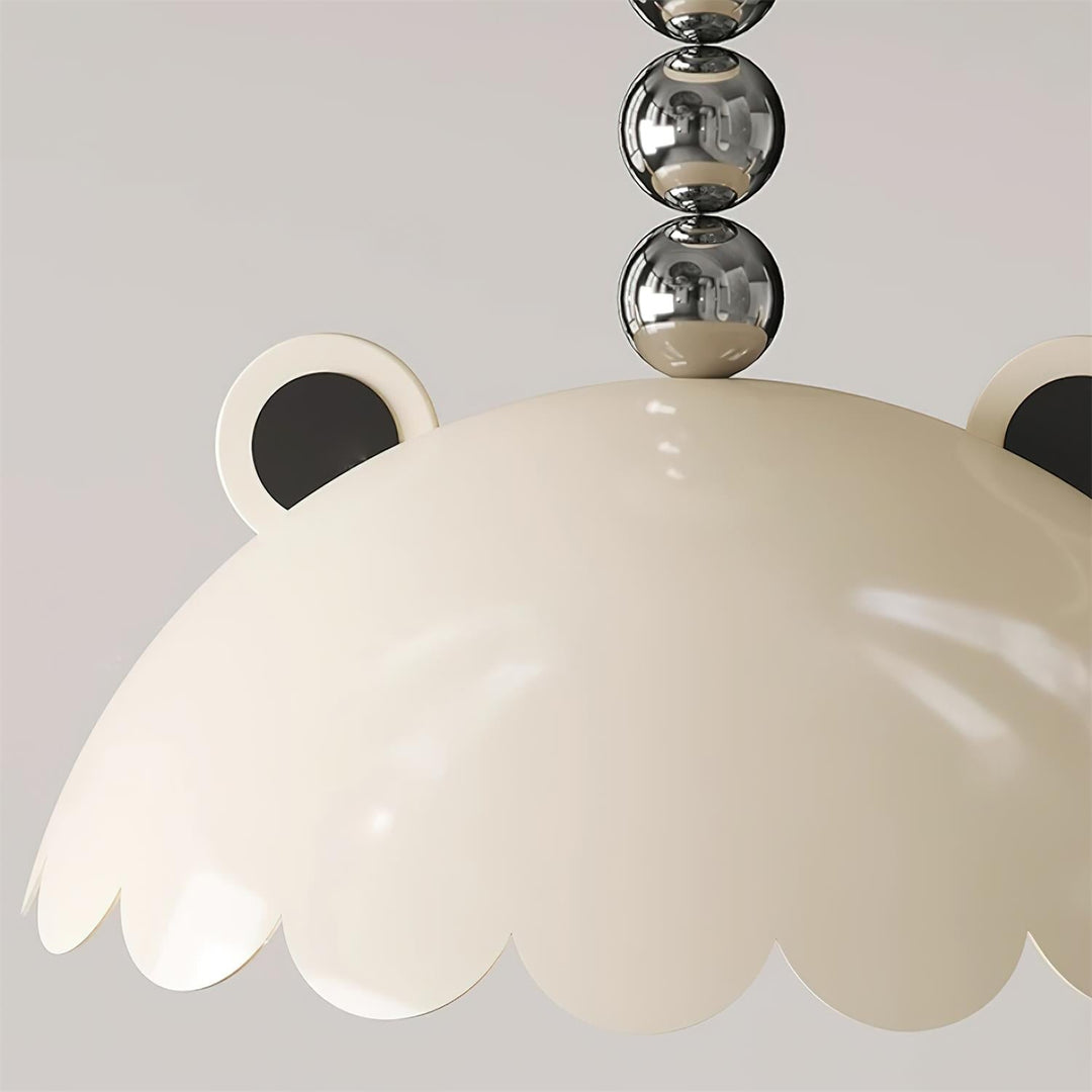 Miki Plafonnier Chat Oreilles Sphère Accent Ludique Moderne - Neutralighting