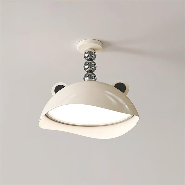 Miki Plafonnier Chat Oreilles Sphère Accent Ludique Moderne - Neutralighting