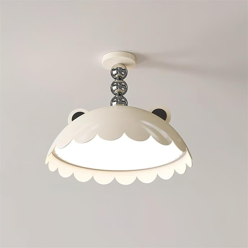 Miki Plafonnier Chat Oreilles Sphère Accent Ludique Moderne - Neutralighting