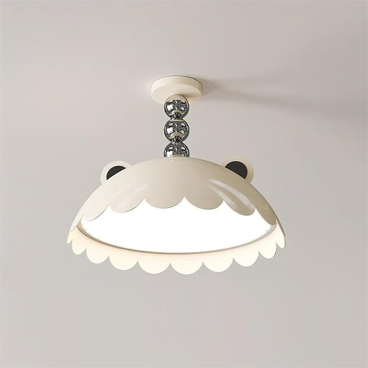Miki Plafonnier Chat Oreilles Sphère Accent Ludique Moderne - Neutralighting