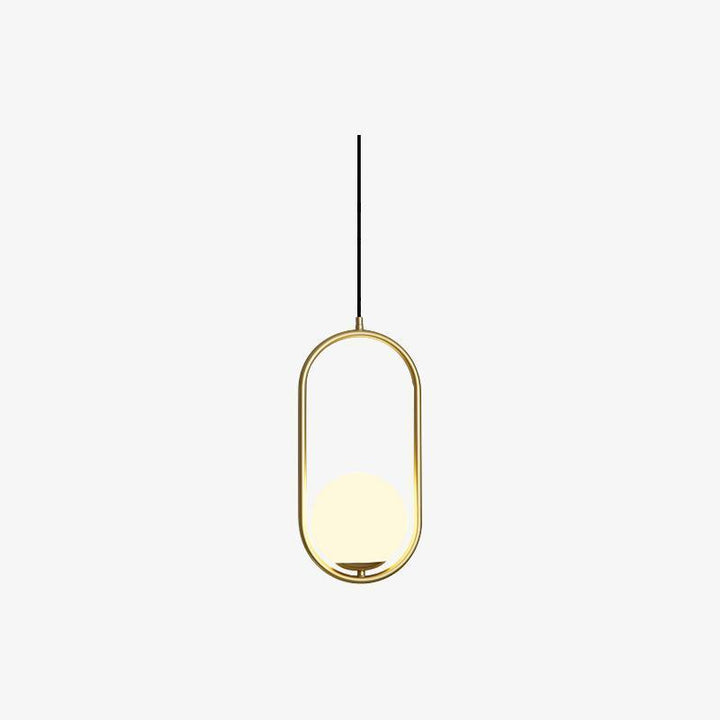 Ellipse Suspension Contemporaine en Laiton - Neutralighting
