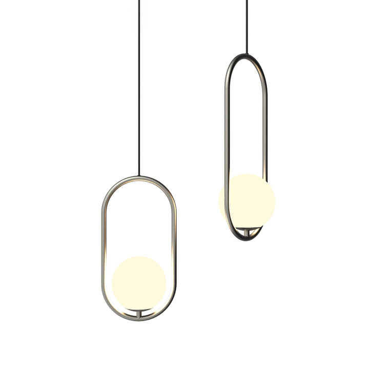 Ellipse Suspension Contemporaine en Laiton - Neutralighting
