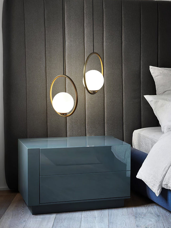 Ellipse Suspension Contemporaine en Laiton - Neutralighting