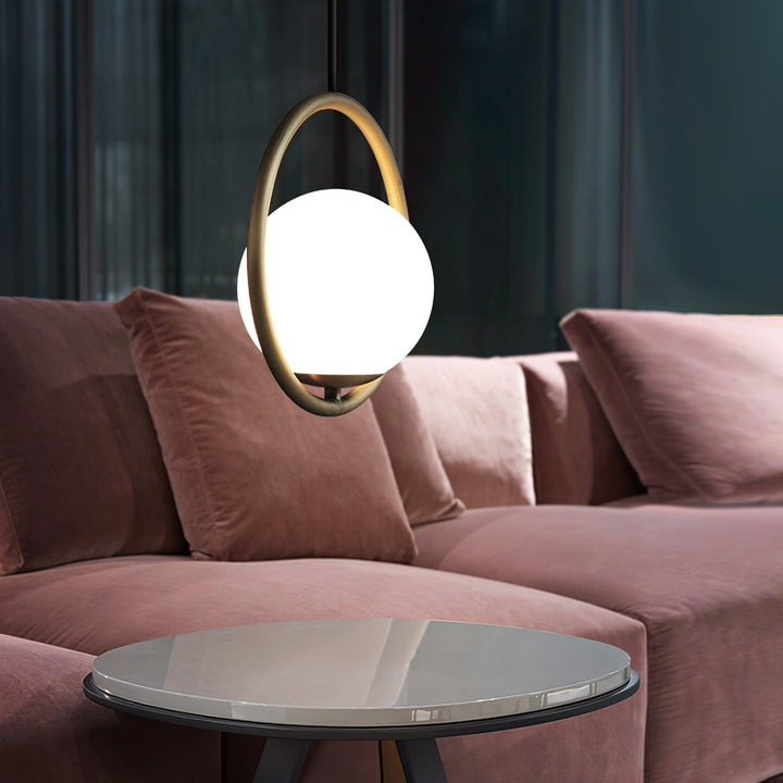 Ellipse Suspension Contemporaine en Laiton - Neutralighting