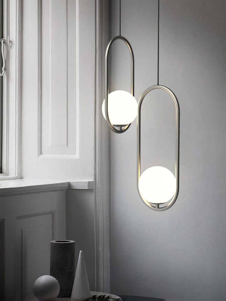 Ellipse Suspension Contemporaine en Laiton - Neutralighting