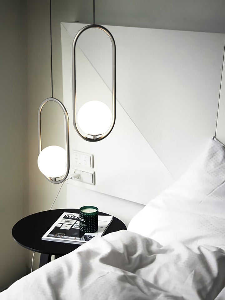 Ellipse Suspension Contemporaine en Laiton - Neutralighting