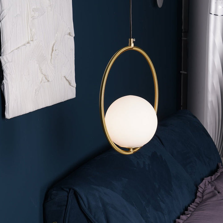 Ellipse Suspension Contemporaine en Laiton - Neutralighting