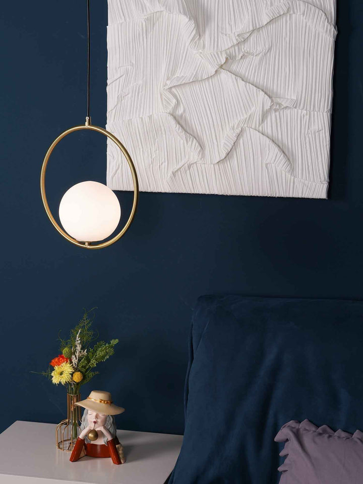 Lampe Ellipse en Verre – Design Contemporain