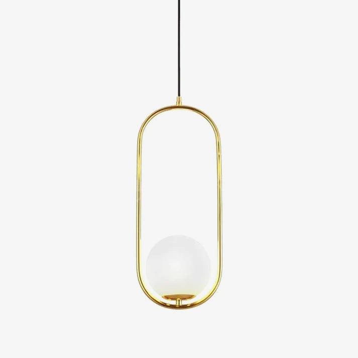 Ellipse Suspension Contemporaine en Laiton - Neutralighting