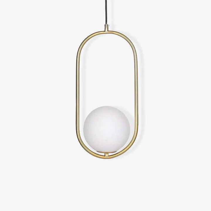 Lustra Lampe Pendante Anneau Moderne en Laiton - Neutralighting