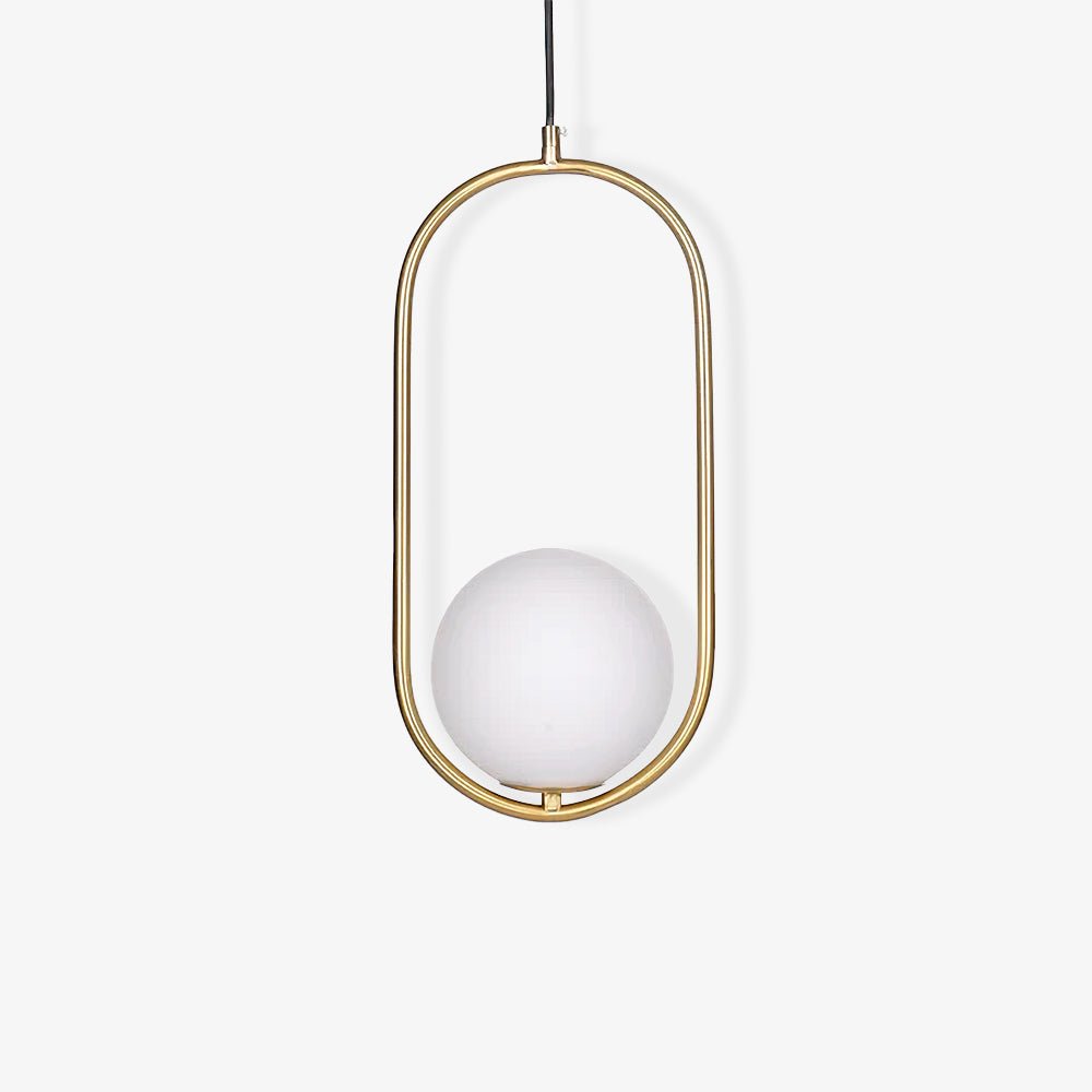 Lustra Lampe Pendante Anneau Moderne en Laiton - Neutralighting