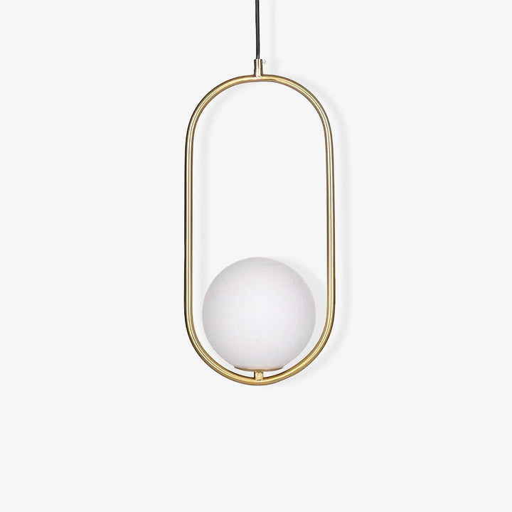Lustra Lampe Pendante Anneau Moderne en Laiton - Neutralighting