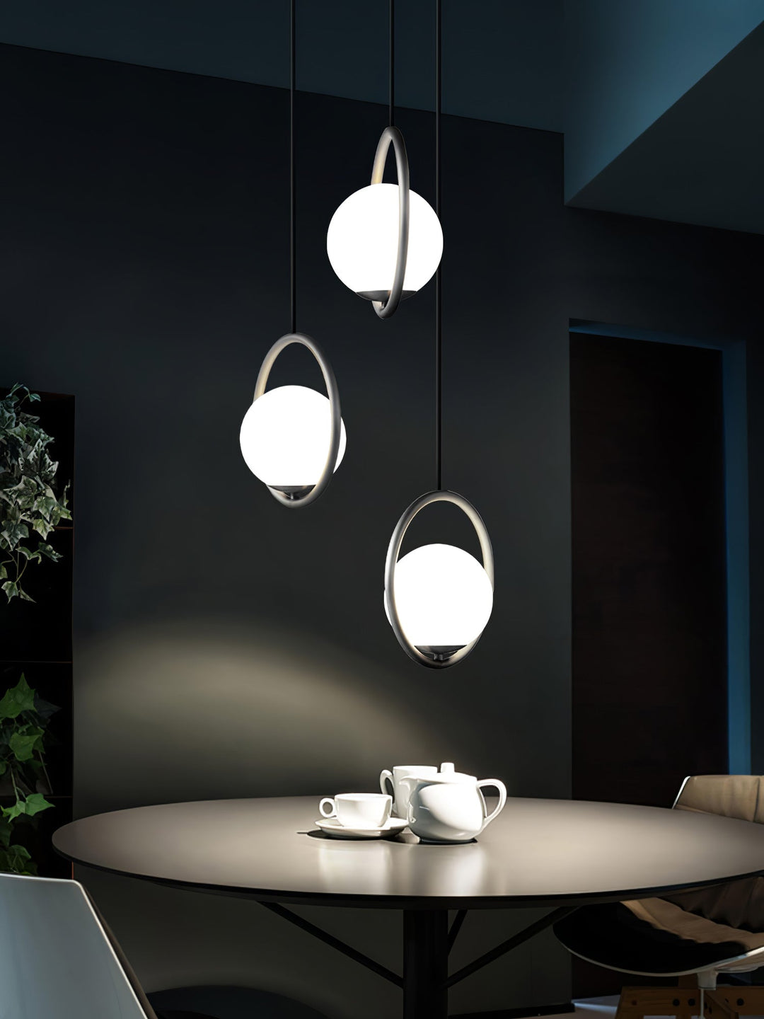 Lustra Lampe Pendante Anneau Moderne en Laiton - Neutralighting